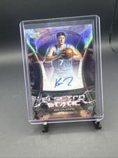 2025-26 Topps Cosmic Chrome Electro Static Signatures Kon Knueppel #ESS-KK card