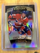 2024-25 Upper Deck Stature Base Memorabilia Lane Hutson #50 card