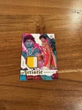 2024-25 Panini Court Kings Artistic Endeavors Relics Zaccharie Risacher #AE-ZCC card