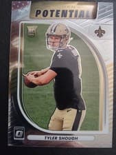 2025 Donruss Optic Hidden Potential Tyler Shough #12 card