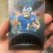 Malik Nabers 2025 Panini Origins In the Beginning card