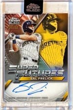 2025 Topps Chrome Black Super Futures Autographs Sal Frelick #FSA-SF card
