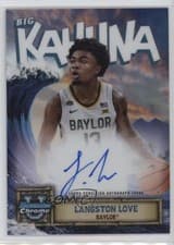 2024-25 Bowman University Chrome The Big Kahuna Autographs Langston Love #BKA-LL card