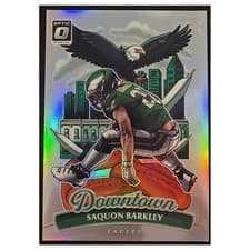 2025 Donruss Downtown! Saquon Barkley #7 card