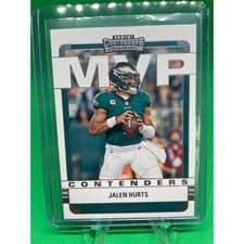 Jalen Hurts 2022 Panini Contenders MVP card
