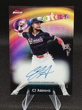 2025 Finest Creators Autograph CJ Abrams #CAV-CA card