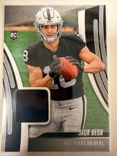2025 Panini Absolute Absolute Rookie Materials Jack Bech #ARM-JBH card