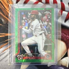 2025 Topps Chrome Update Sapphire Base Set James Wood #USC95 card