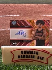 Asa Newell 2024-25 Bowman's Best University Possession Arrow Autographs card