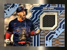 2025 Topps City Connect Swatch Collection Series Two George Springer #CC2-GS card