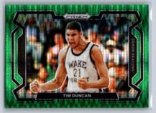 Tim Duncan 2024 Prizm Draft Picks card