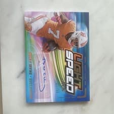 2025 Panini Luminance Light Speed Ink Bucky Irving #14 card