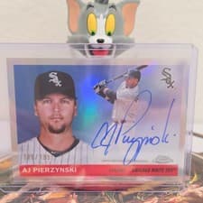 2025 Topps Chrome Platinum Autographs AJ Pierzynski #CPA-API card