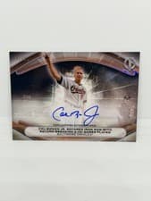 2025 Topps Tribute Calling The Shot Dual Autographs Cal Ripken Jr. / Chris Berman #CTSDA-RB card