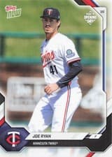 2026 Topps Now Road to Opening Day Base Set Joe Ryan #OD-85 card