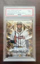 2025 Topps Chrome Sapphire Sapphire Selections Ronald Acuña Jr. #SS-7 card