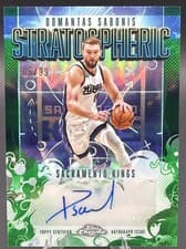 2025-26 Topps Chrome Stratospheric Signatures Domantas Sabonis #SM-DS card