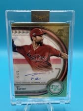 2025 Topps Five Star Five Star Autographs Trea Turner #FSA-TT card