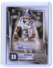 2025 Bowman University Chrome Chrome Prospect Autographs Darian Mensah #BCA-DM card