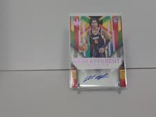 2024-25 Panini Court Kings Heir Apparent Autographs Jalen Bridges #HA-BRD card