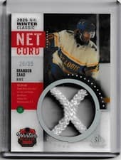 2025-26 SP Game Used 2025 Winter Classic Net Cord Relics Brandon Saad #WCN-BS card