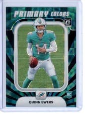 2025 Donruss Optic Rookie Primary Colors Quinn Ewers #9 card