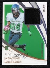 Jaelon Darden 2021 Panini Immaculate Collegiate Gloves card