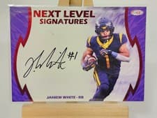 2026 SAGE Football Next Level Signatures Jahiem White #NLS-JW card