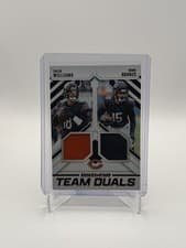 2025 Panini Rookies & Stars Team Duals Caleb Williams / Rome Odunze #TD-CHI card