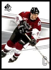 Joe Sakic 2014 SP Authentic card