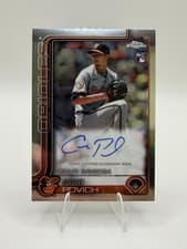 2025 Topps Chrome Update Rookie Debut Autographs Cade Povich #CRDA-CP card