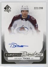 2024-25 SP Authentic Curated Signatures Devon Toews #SPC-DT card
