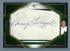 2024 Topps Diamond Icons Immortal Cut Signatures Casey Stengel #ICS-CS card