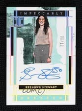2025 Panini Impeccable WNBA Impeccably Dressed Signatures Breanna Stewart #10 card