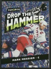 Mark Messier 2024-25 Upper Deck Synergy Drop the Hammer! card