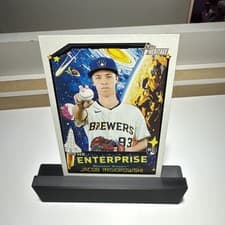 2026 Topps Heritage The Enterprise Jacob Misiorowski #TE-JMI card