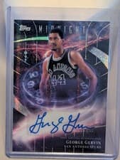 2025-26 Topps Midnight Stroke of Midnight Autographs George Gervin #SM-GG card