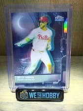 2026 Topps Chrome Black Nocturnal Bryce Harper #NOC-25 card