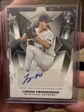 2025 Topps Update Baseball Stars Autographs Logan Henderson #BSAU-LH card