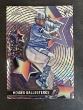 2025 Topps Cosmic Chrome StarFractor Moisés Ballesteros #SF-99 card