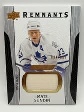 2024-25 Upper Deck Engrained Icons Remnants Mats Sundin #R-SU card