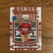 2025 Donruss Rated Rookie Throwback Mykel Williams #20 card