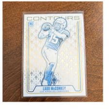 Ladd McConkey 2024 Panini Phoenix Contours card