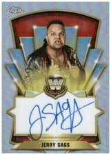 2026 Topps Chrome WWE Legendary Chrome Autographs Jerry Sags #LCA-JS card