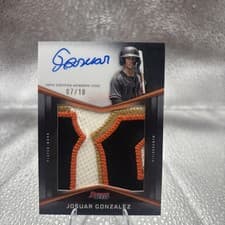 2025 Bowman's Best Prospect Patch Autographs Josuar Gonzalez #PPA-JG card