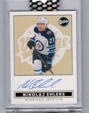 2024-25 Upper Deck Clear Cut Vintage Autos Nikolaj Ehlers #VA-NE card