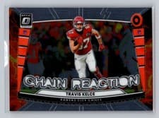 2025 Donruss Optic Chain Reaction Travis Kelce #7 card