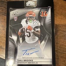 2025 Topps Chrome Retail Rookie Autographs Tahj Brooks #RRA-TB card