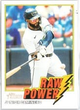 2026 Topps Heritage Raw Power Junior Caminero #RP-JCA card