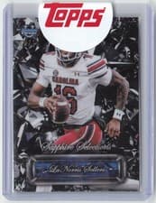 2025 Bowman University Chrome Sapphire Sapphire Selections LaNorris Sellers #SS-4 card